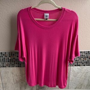 CAbi Relaxed Tee In Hot Pink Style
Number 6336